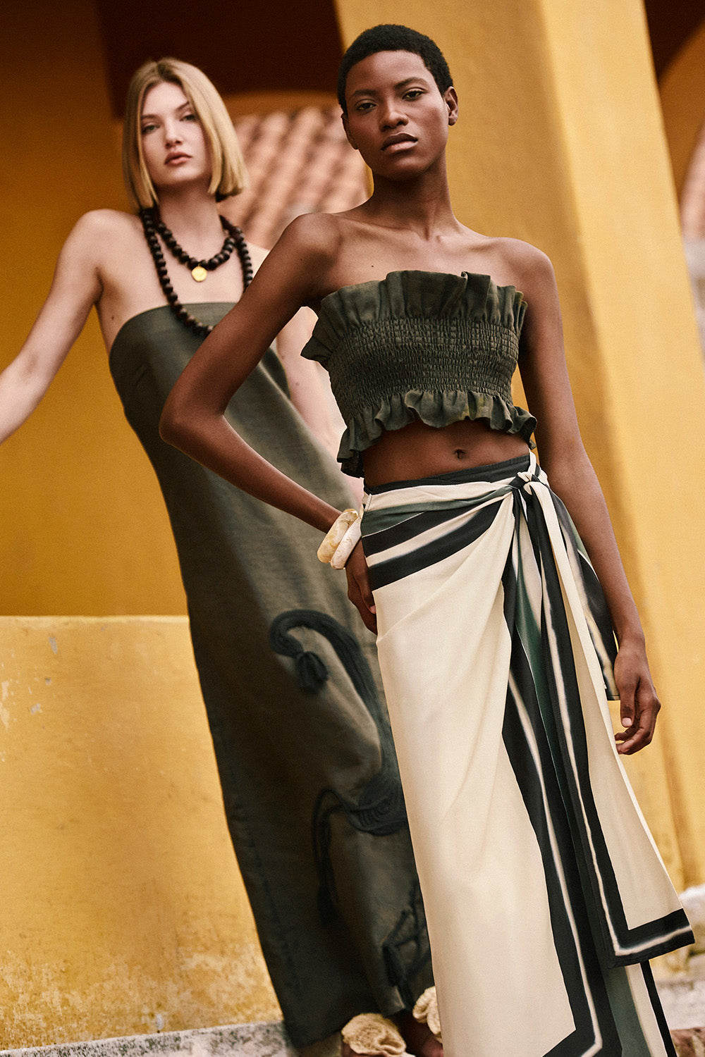 Caracola Crop Top Olive Green