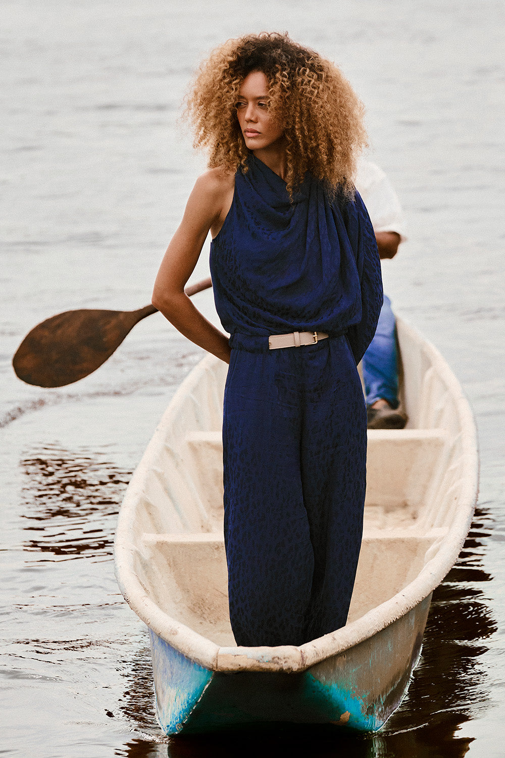 Tierra Umbria Jumpsuit Navy Blue