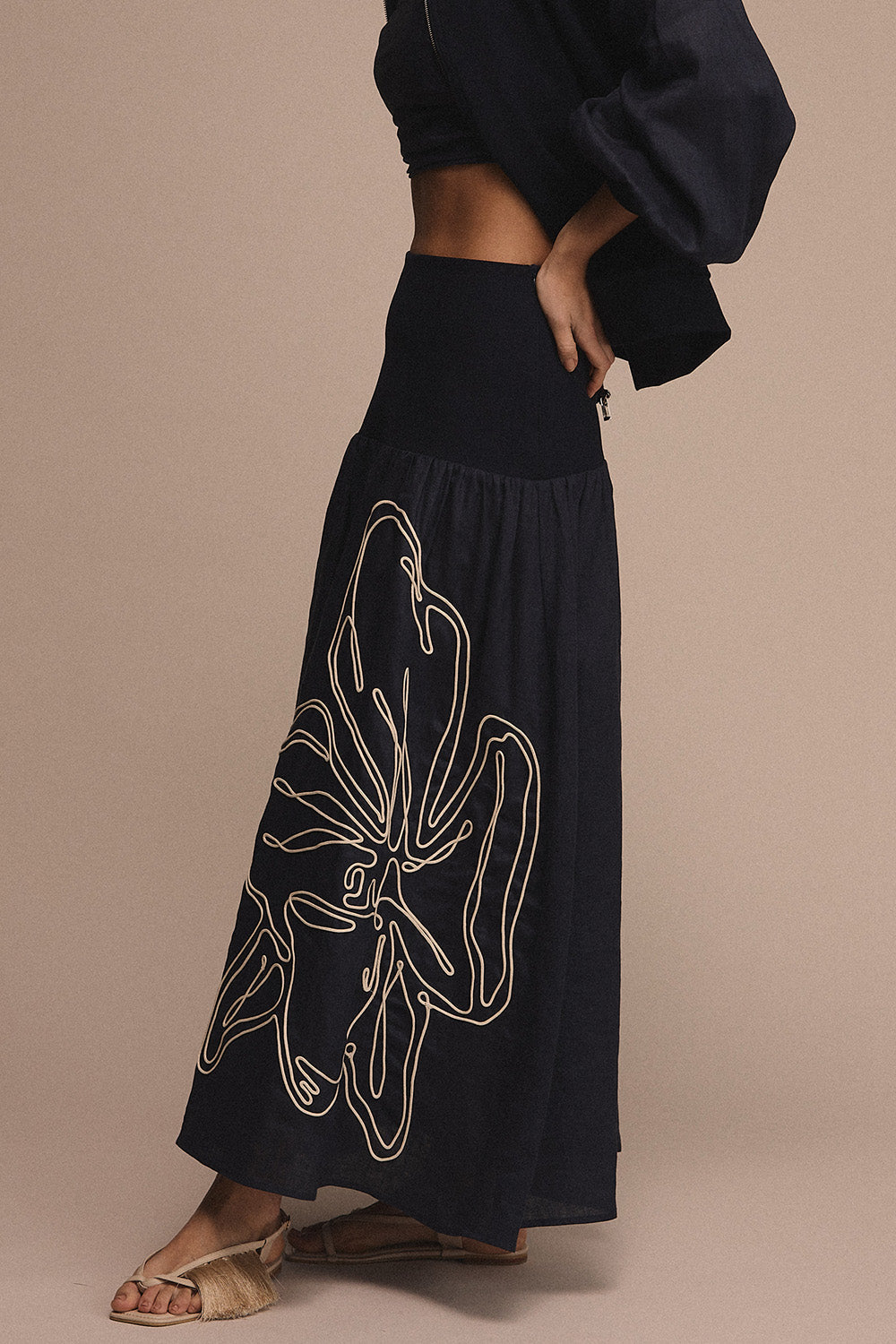 Playa Dorada Navy Blue Skirt