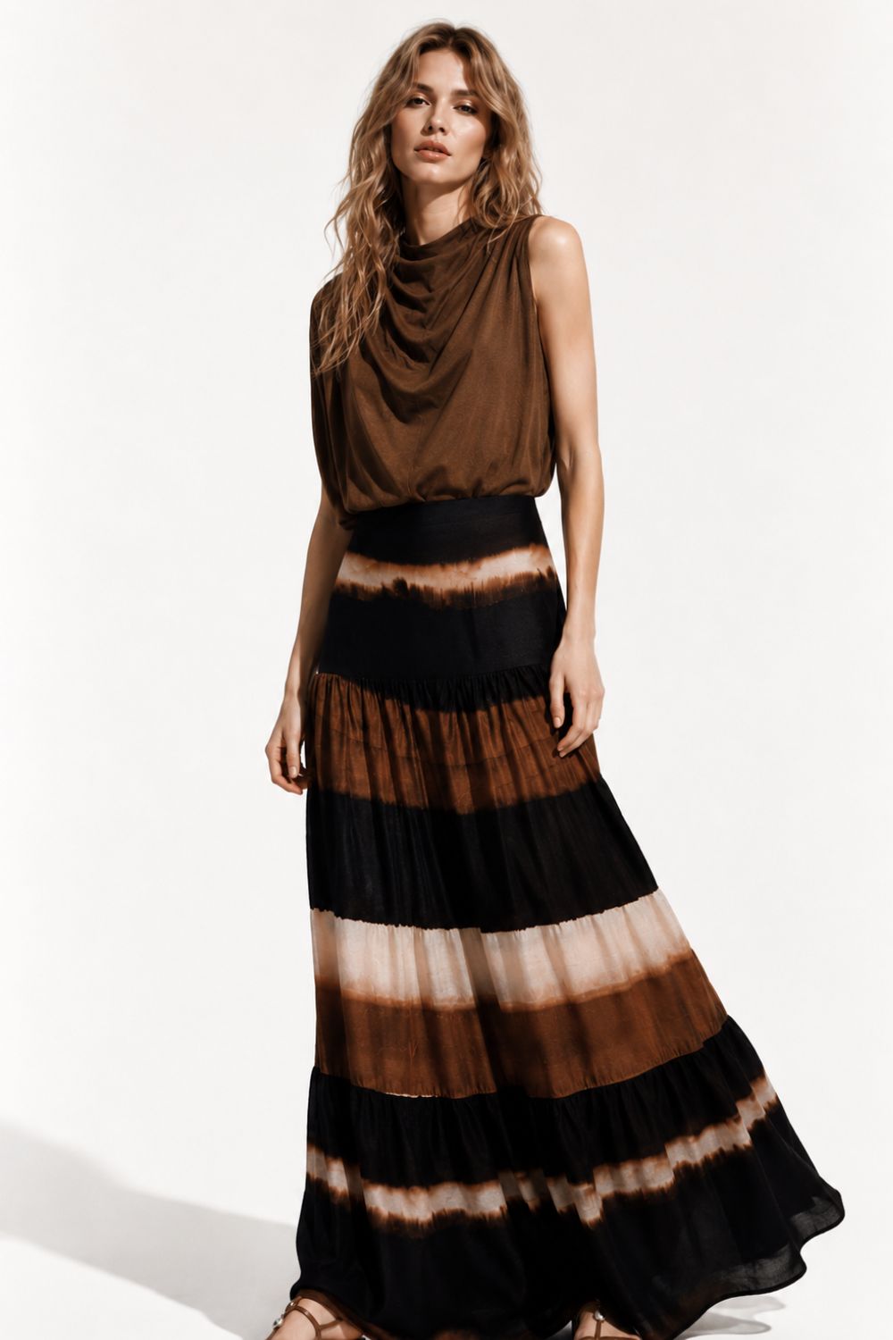 Abisal Skirt Natural Terracotta
