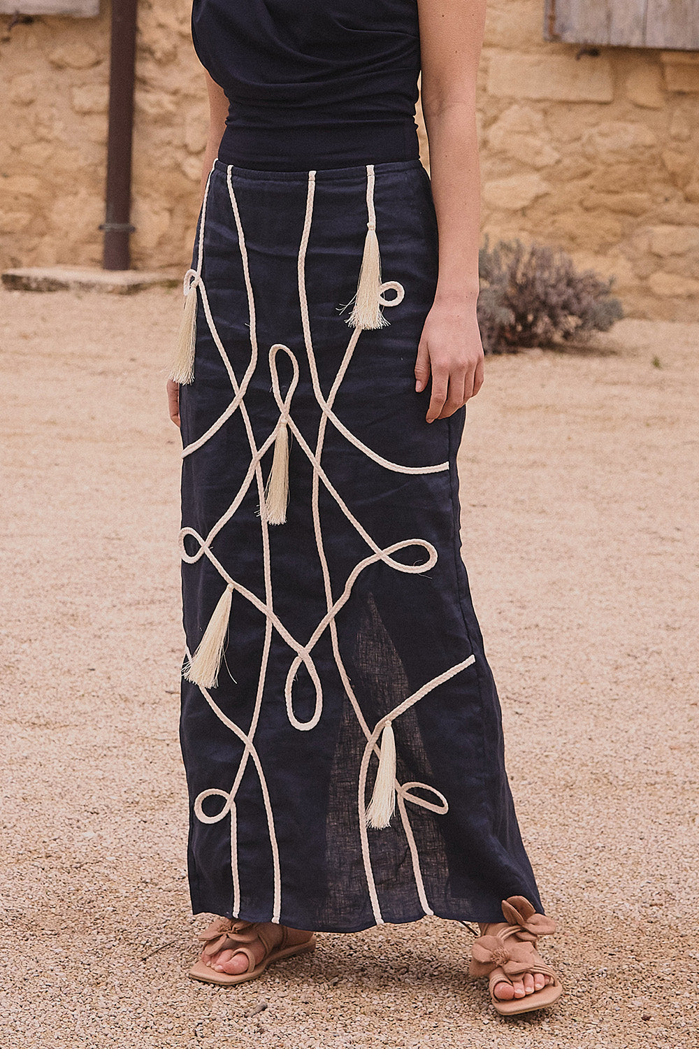 Brissia Dress Navy Blue