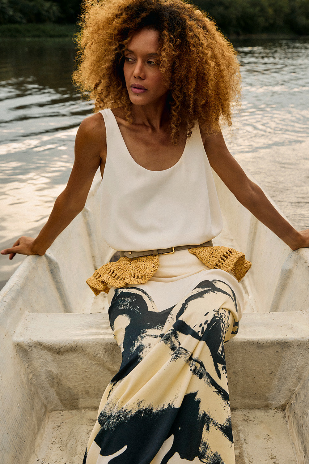Galicia Crop Top Natural
