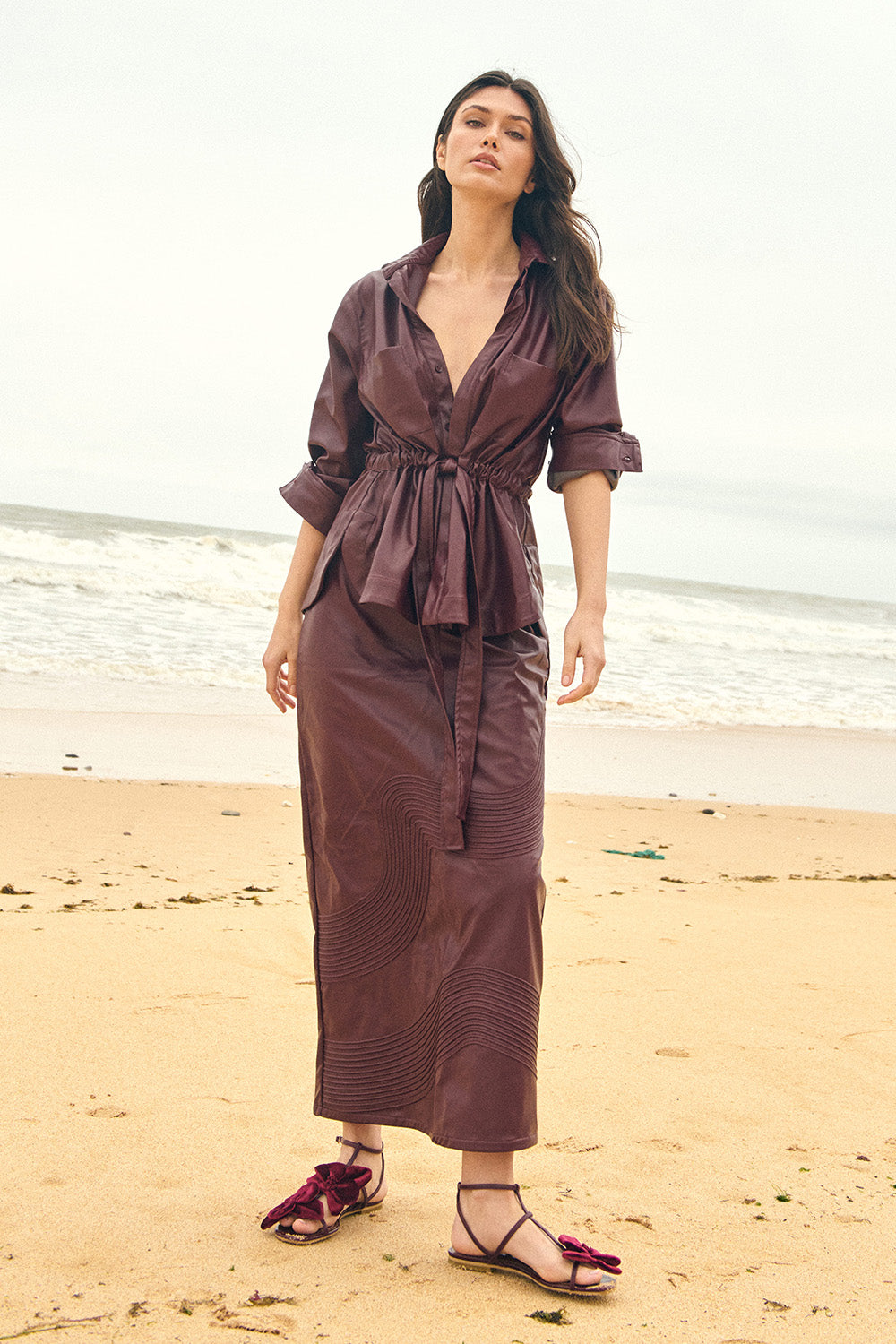 Castelo Skirt Burgundy