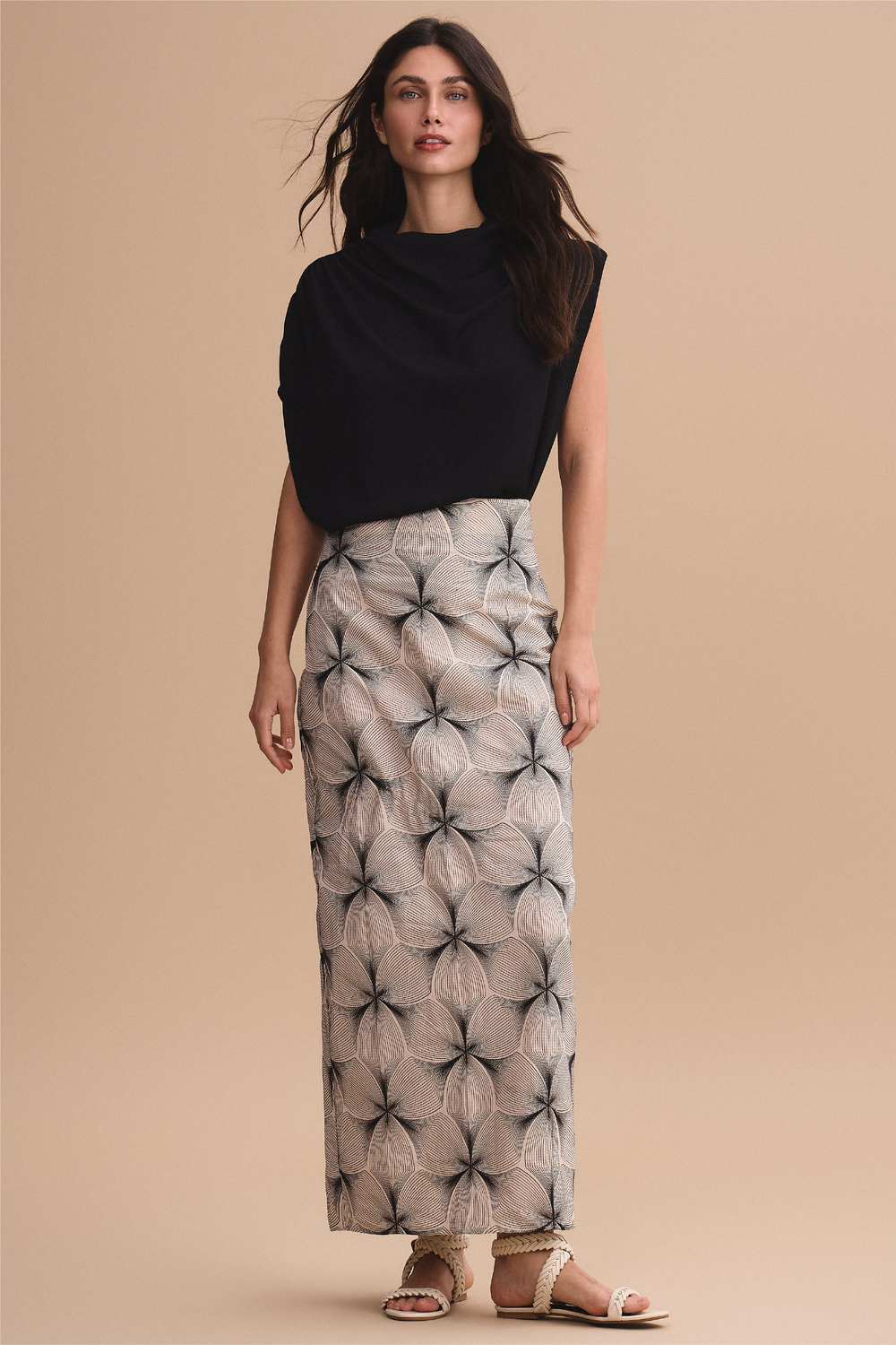 Amazonia Skirt Ivory Black