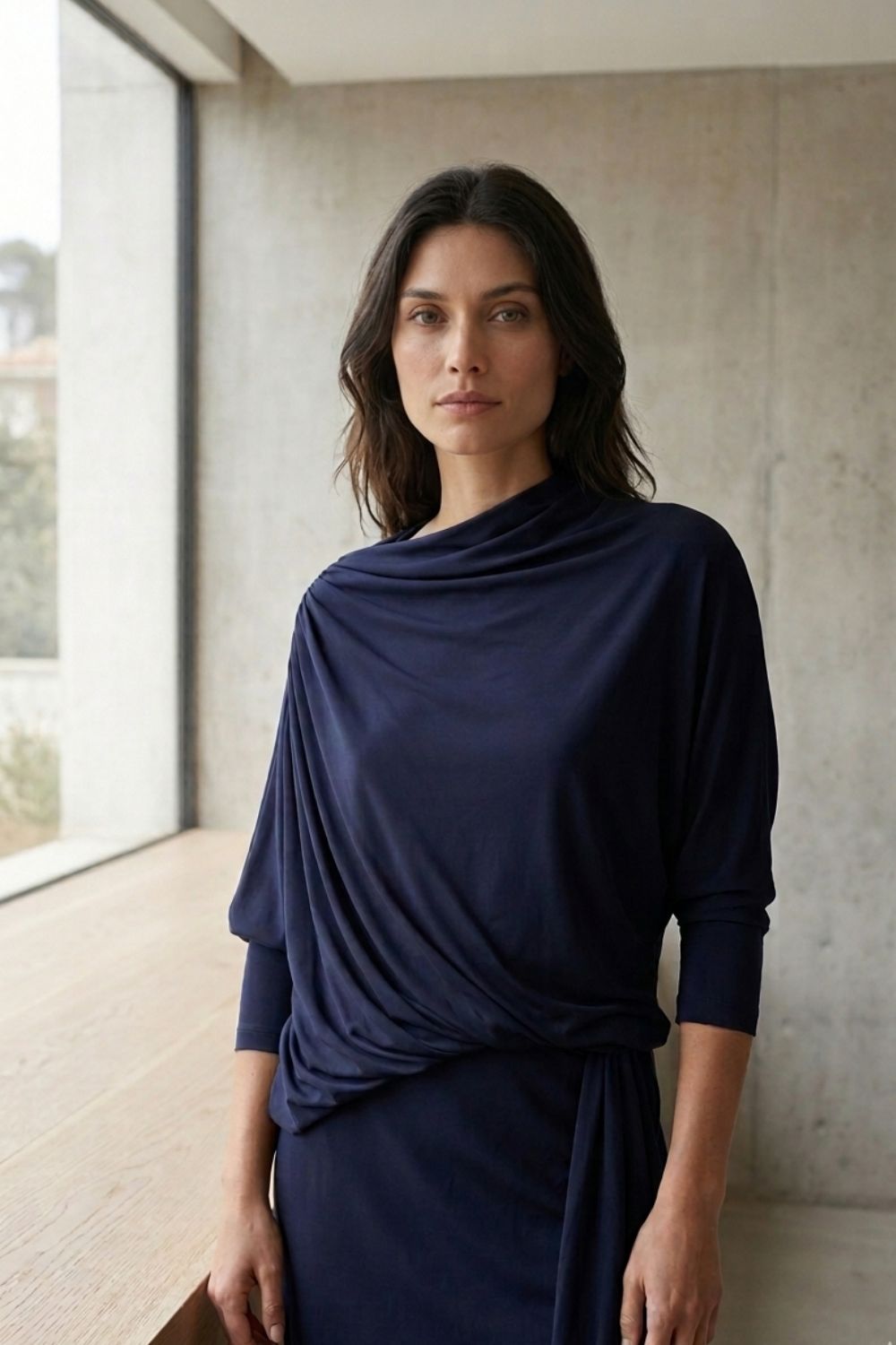 Dalias Blouse Navy Blue