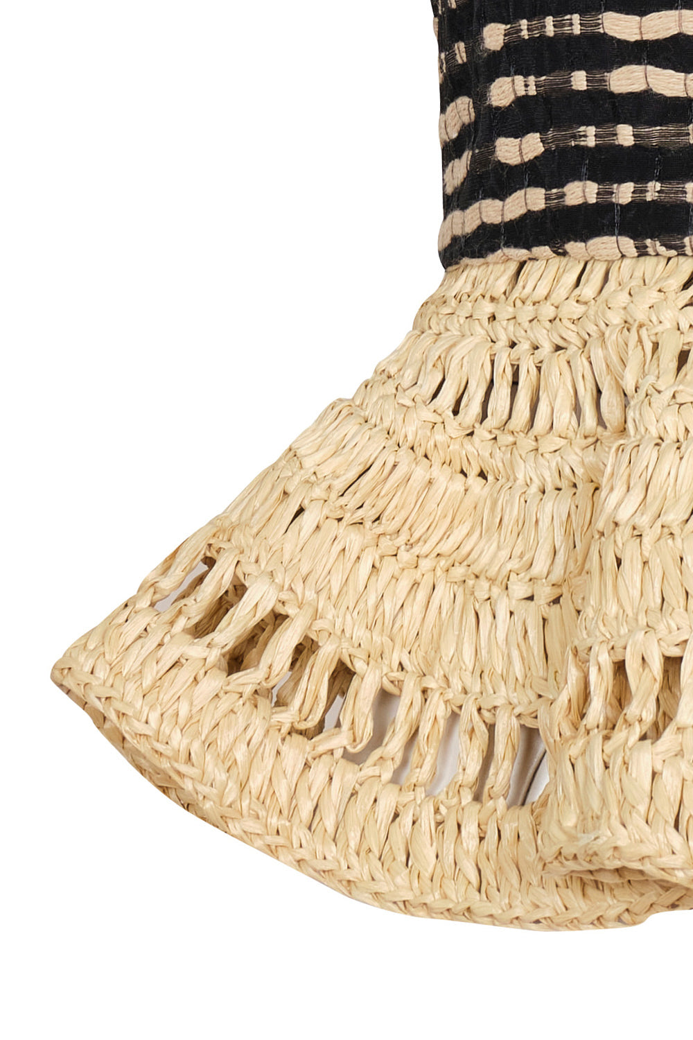 Mompox Crop Top Natural Black