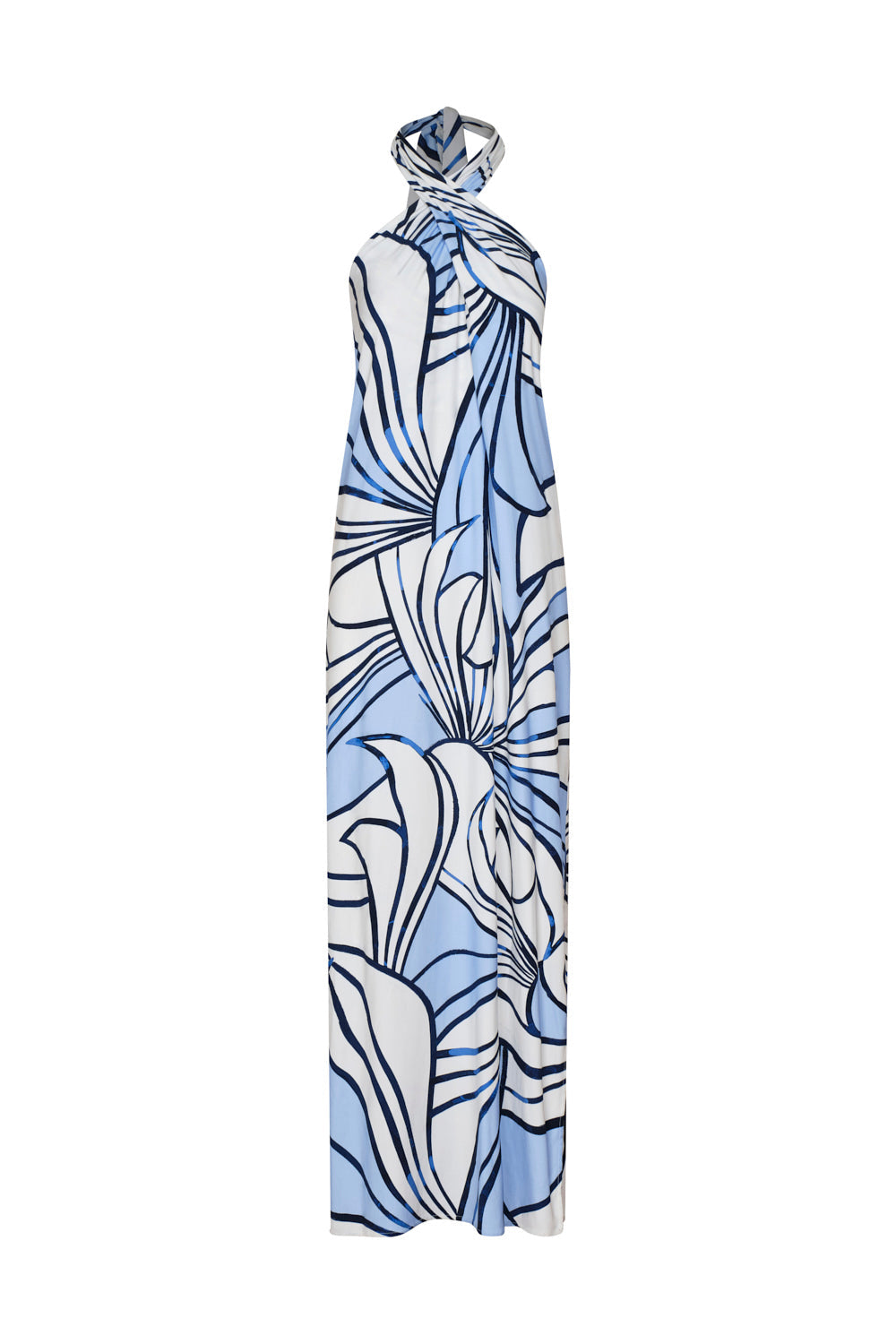 Filosofia del Arte Dress Ivory Blue