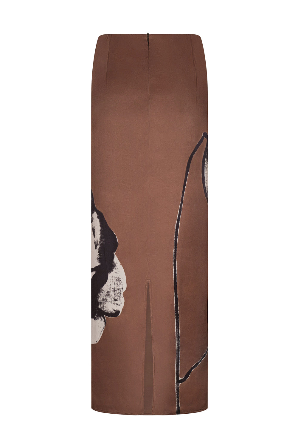 Flor de Loto Skirt Ivory Brown