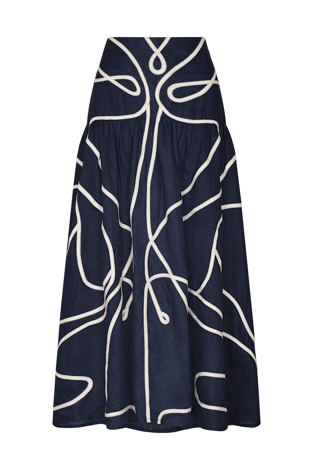 Santorini Skirt Navy Blue