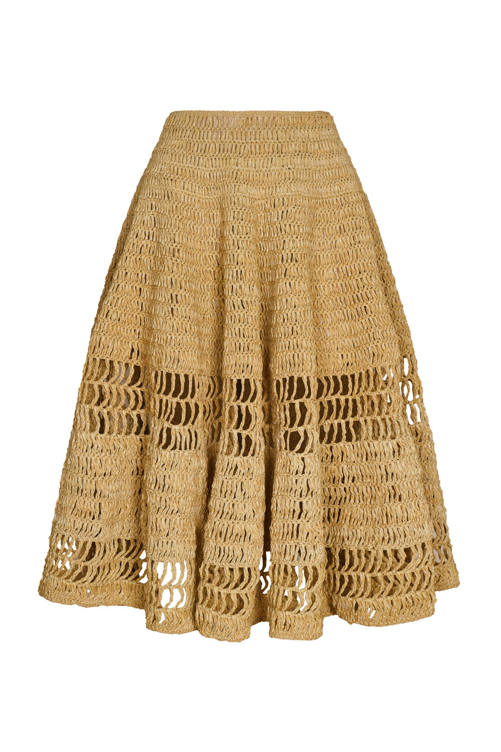 Macondo Skirt Natural Raffia