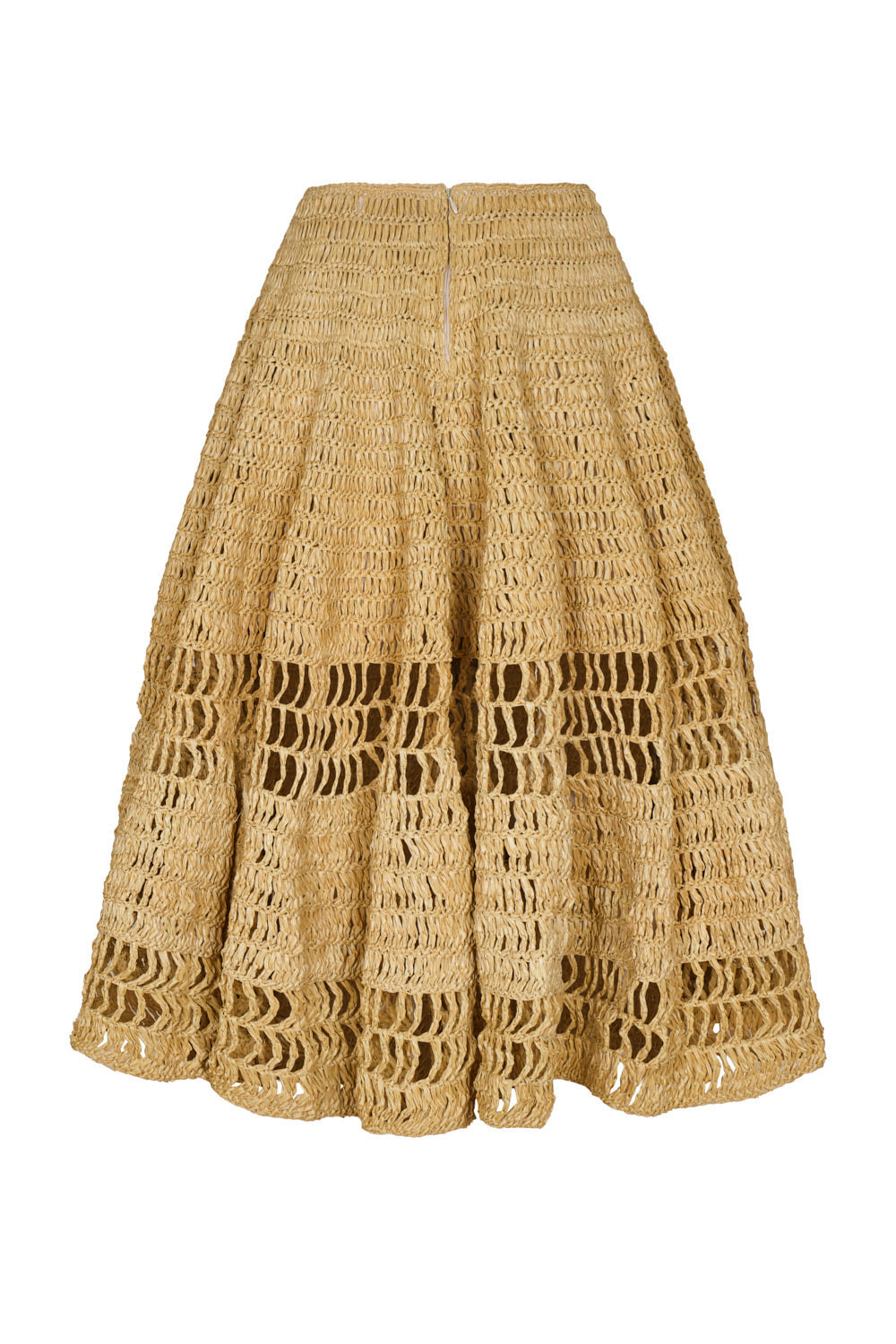 Macondo Skirt Natural Raffia