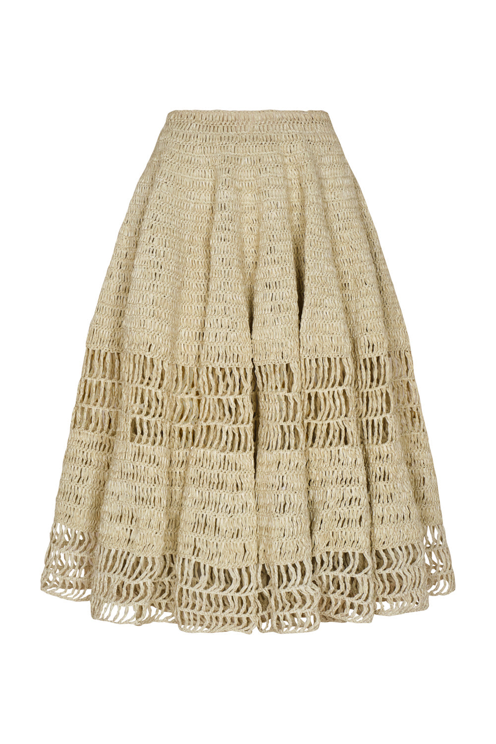 Macondo Skirt Cream Raffia