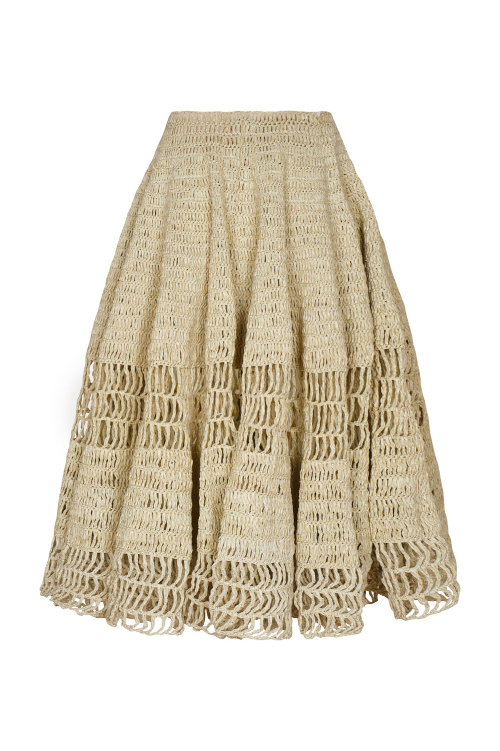 Macondo Skirt Cream Raffia