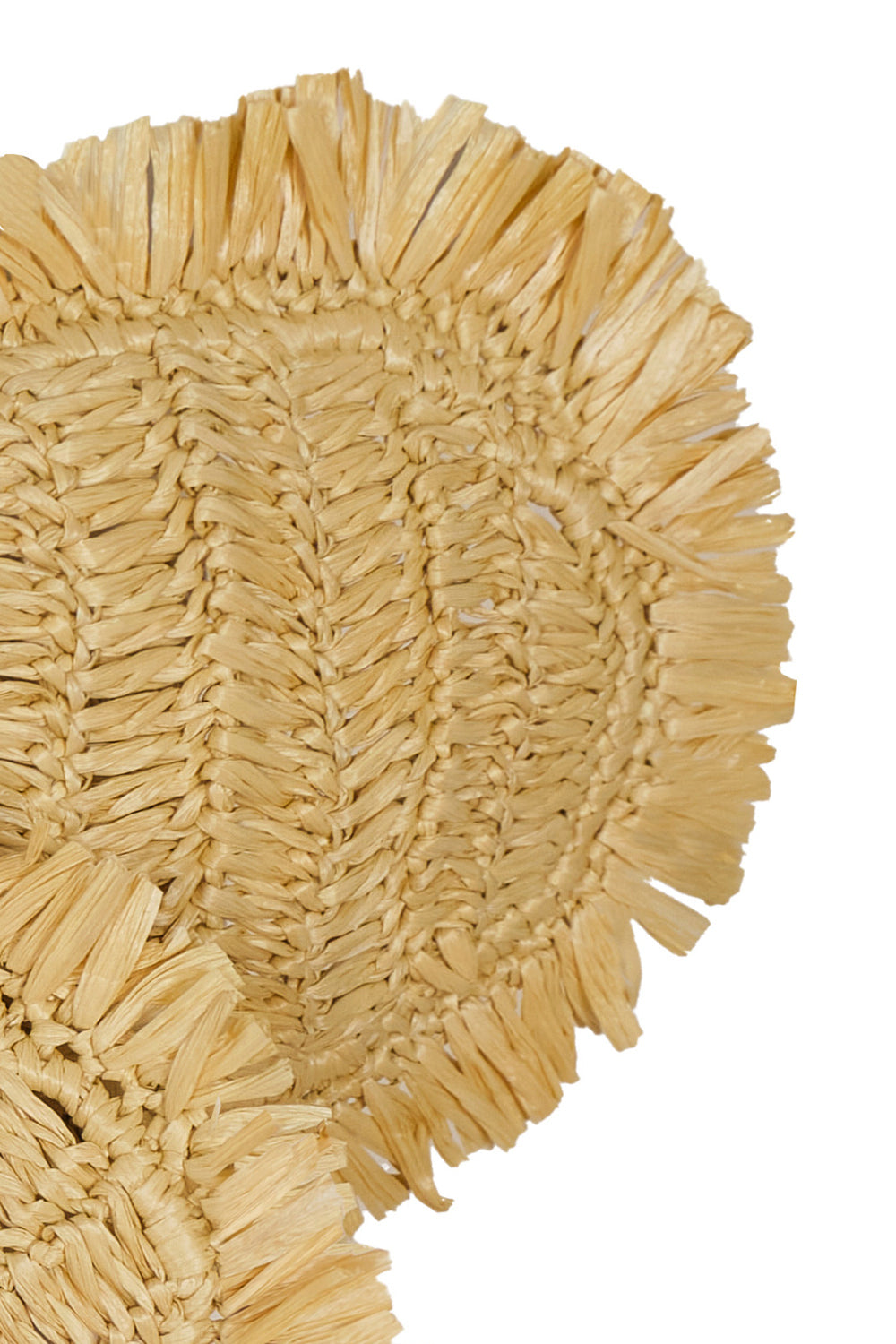 Orquidea Mia Belt Cream Raffia