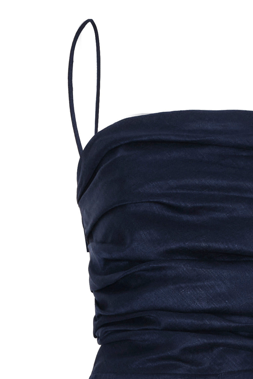 Nina Jumpsuit Navy Blue Linen