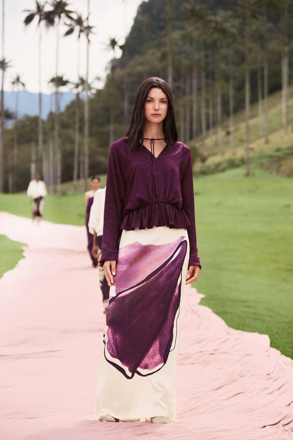Colinas Skirt Dark Purple