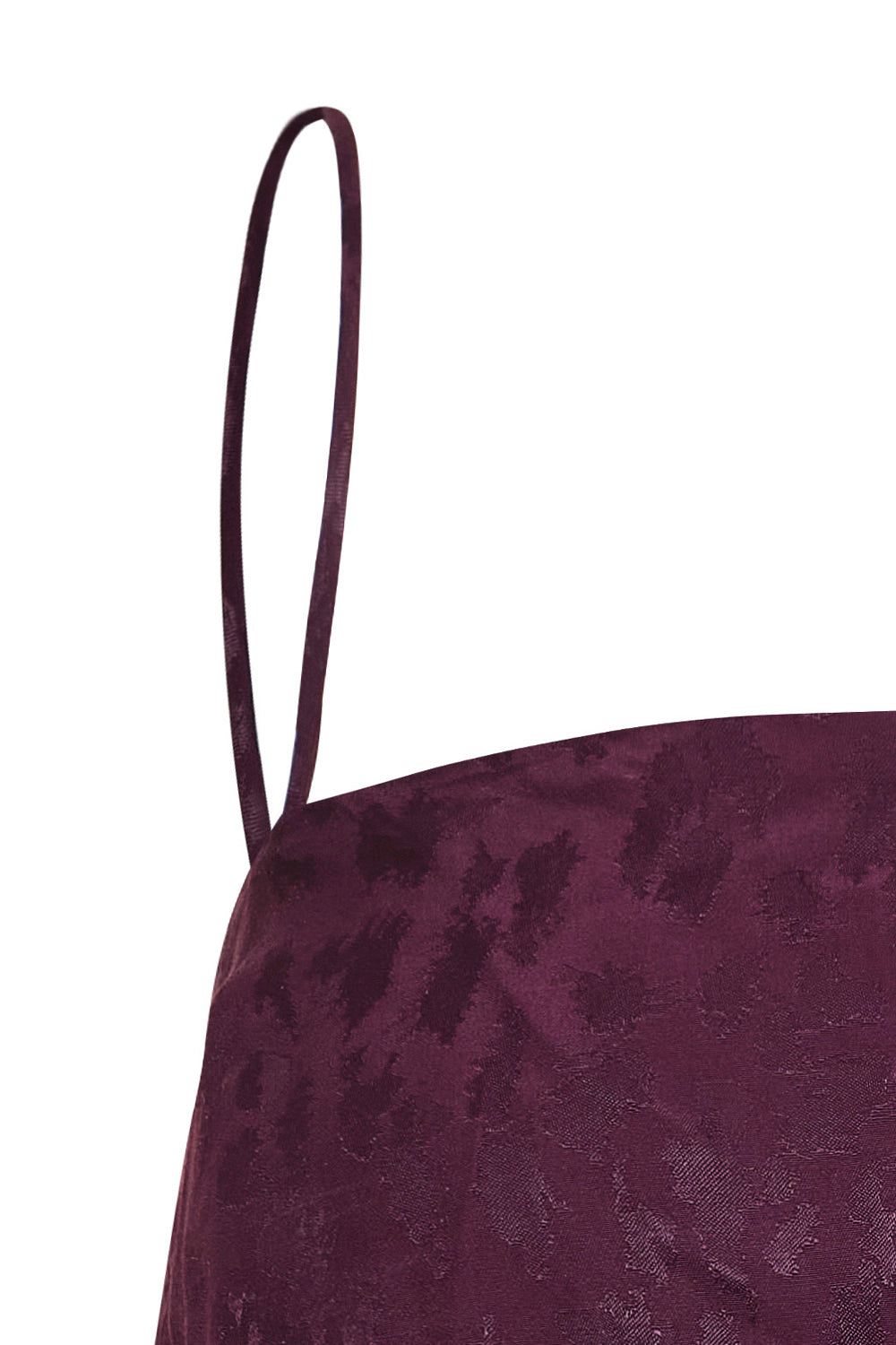 Lunel Crop Top Dark Purple