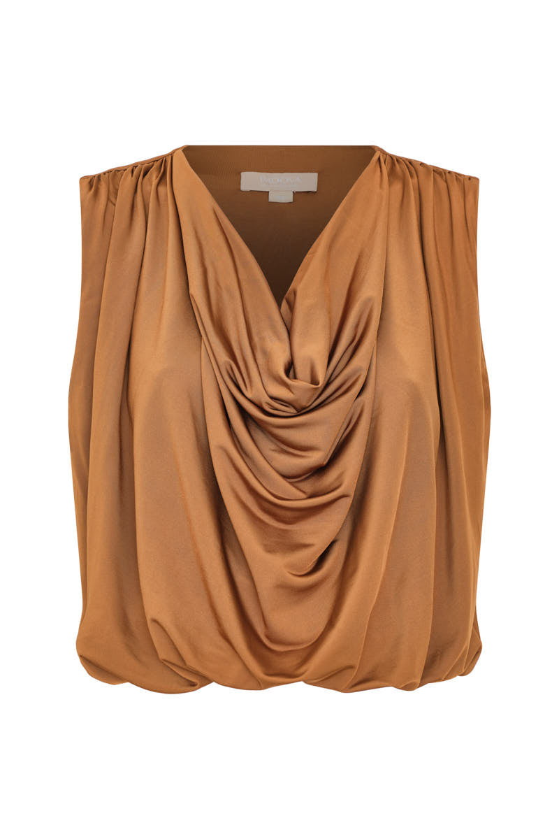 Aria Blouse Tobbaco