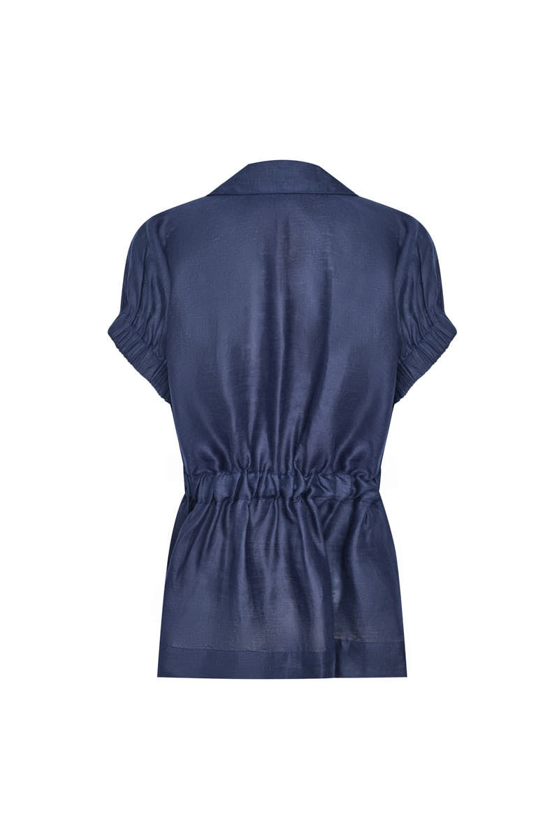 Dona Milano Shirt Navy Blue