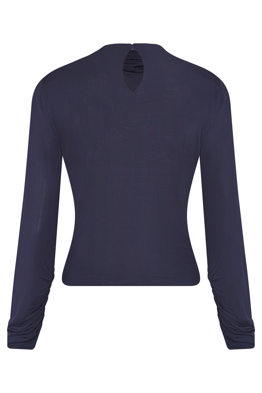 Lotus Blouse Navy Blue