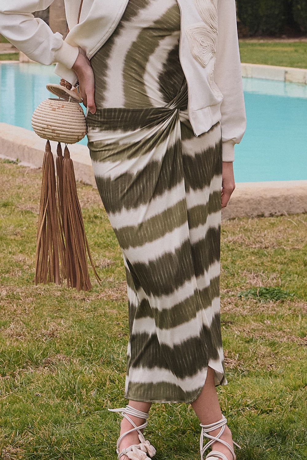 Olive Green Radha Dress