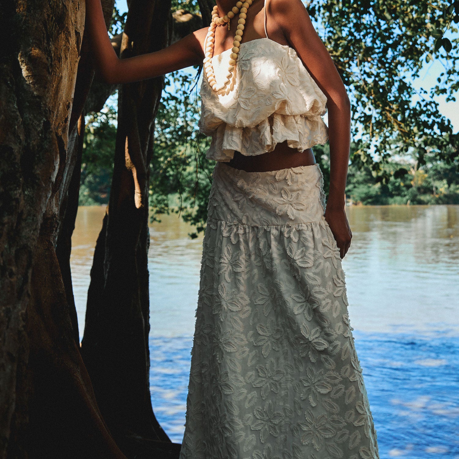 Lunel Crop Top Vanilla