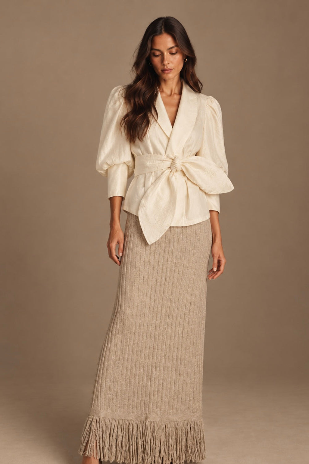 Grecia Skirt Light Beige