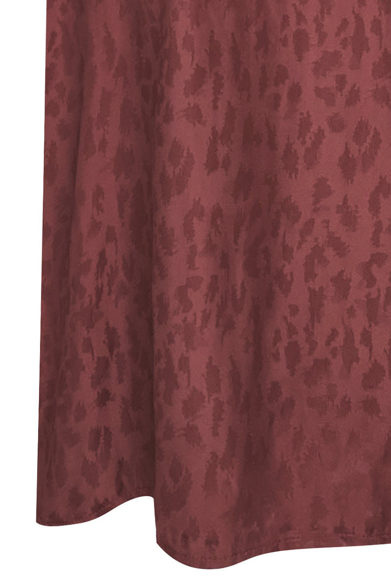 Hojarasca Dress Burgundy