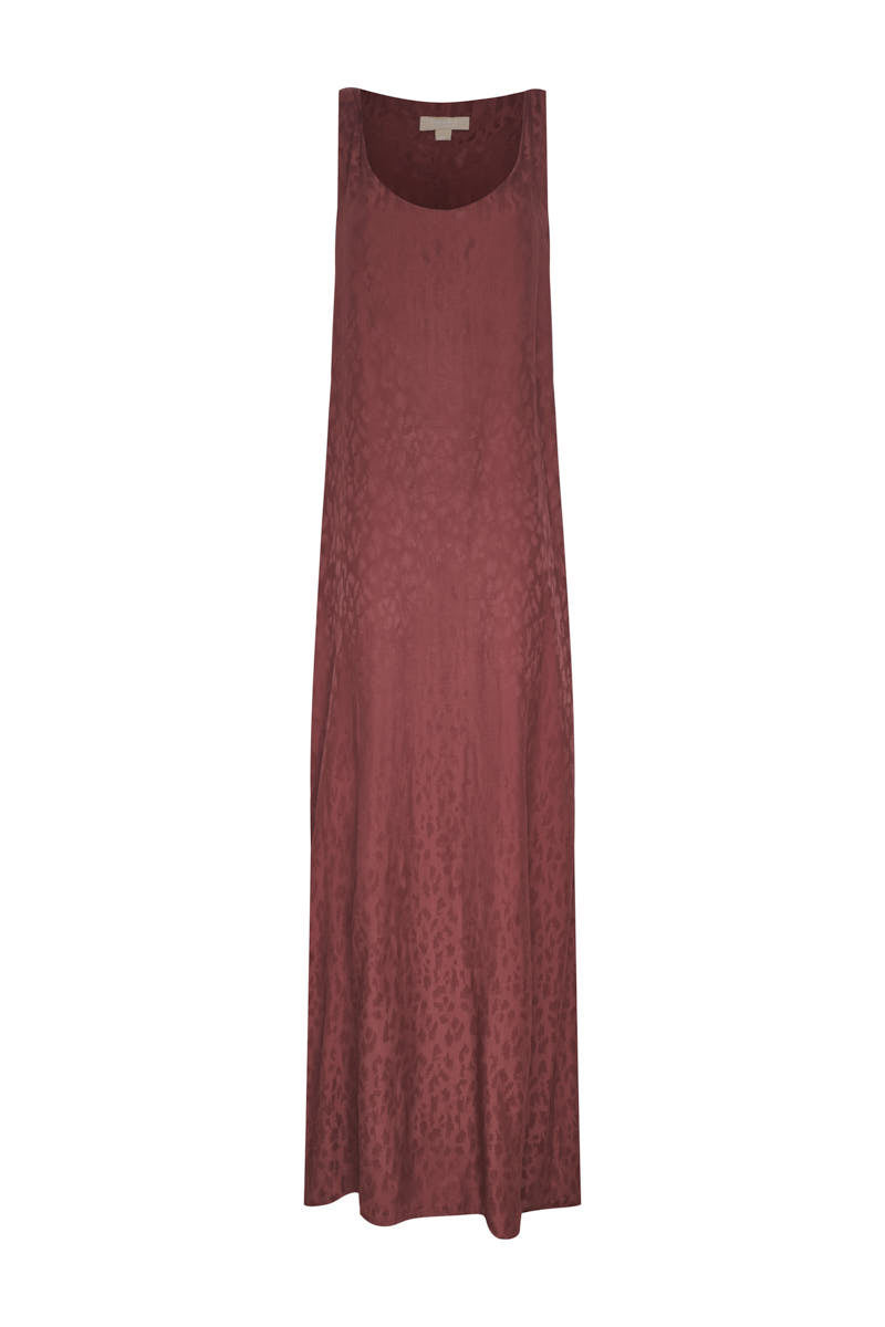 Hojarasca Dress Burgundy
