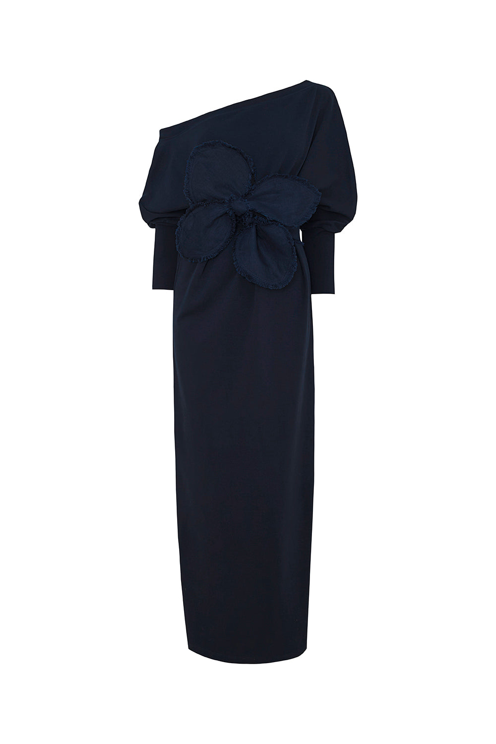Luna di Positano Navy Blue Dress