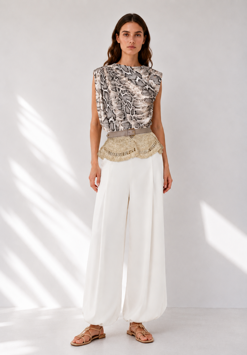 Aura de Jade Blouse Animal Print