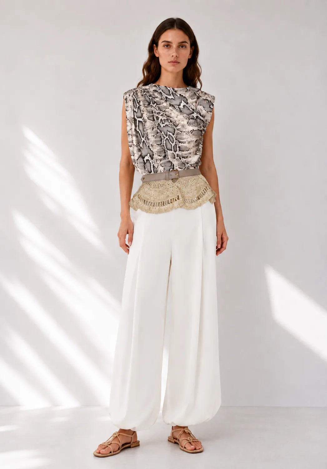 Aura de Jade Blouse Animal Print