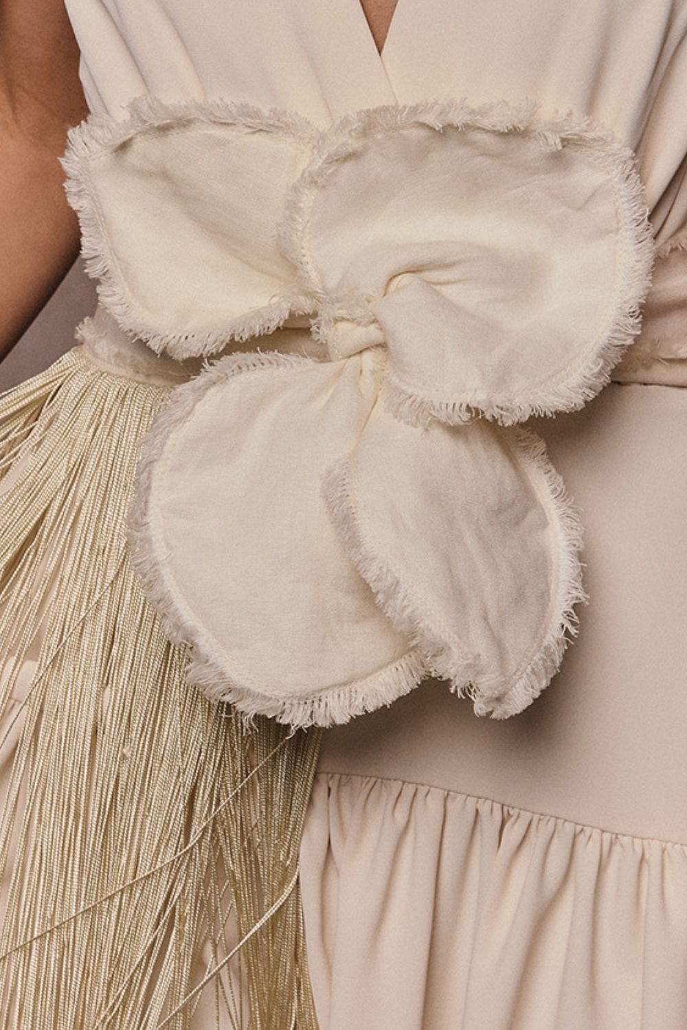 New Orquidea Belt Natural with Fringes
