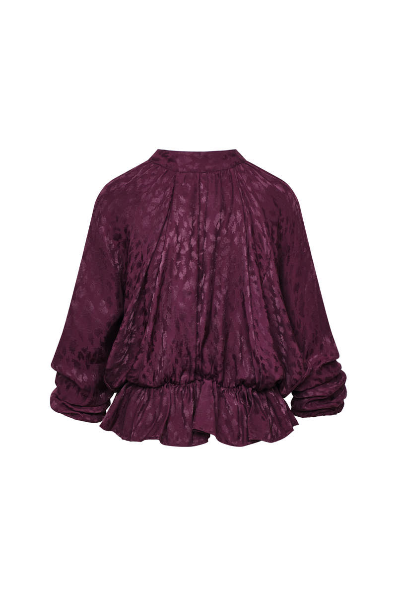 Salento Mio Blouse Dark Purple