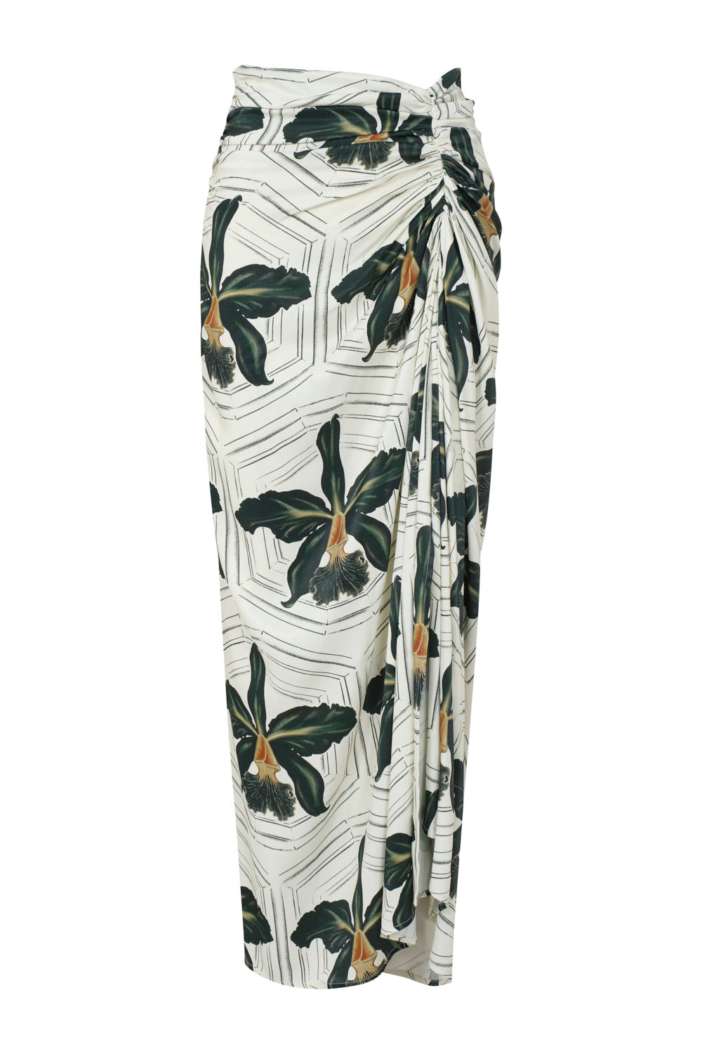 Aitana Ivory Green Skirt