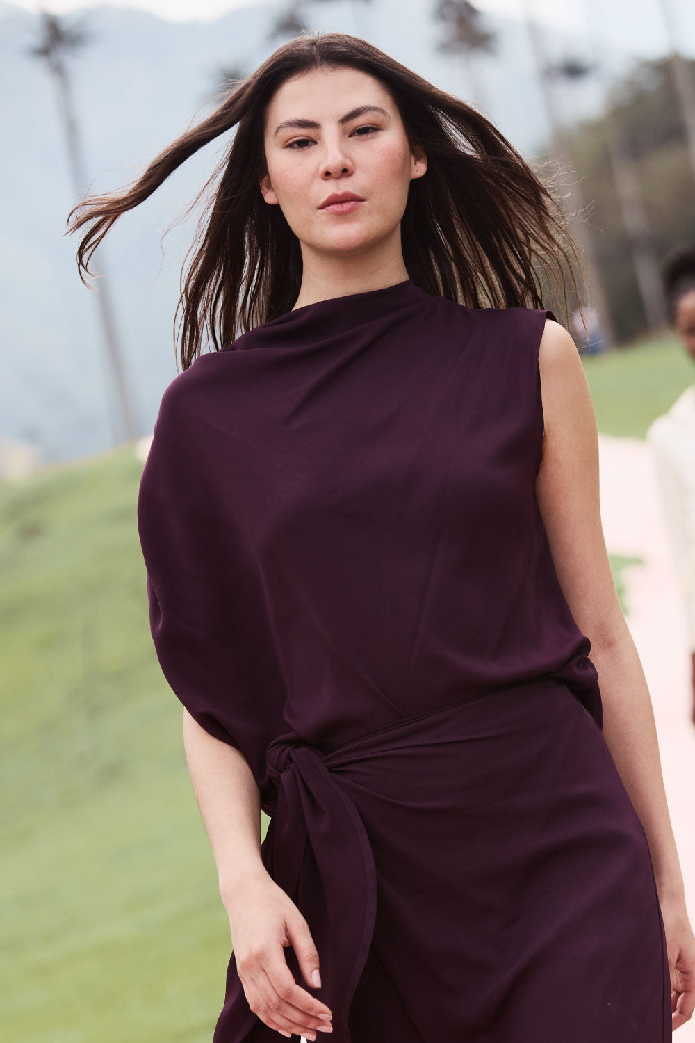 Tibet Blouse Dark Purple