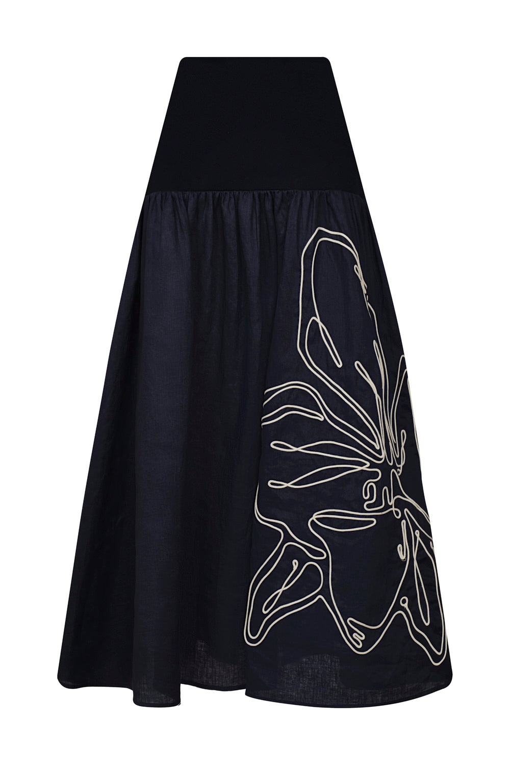 Playa Dorada Navy Blue Skirt
