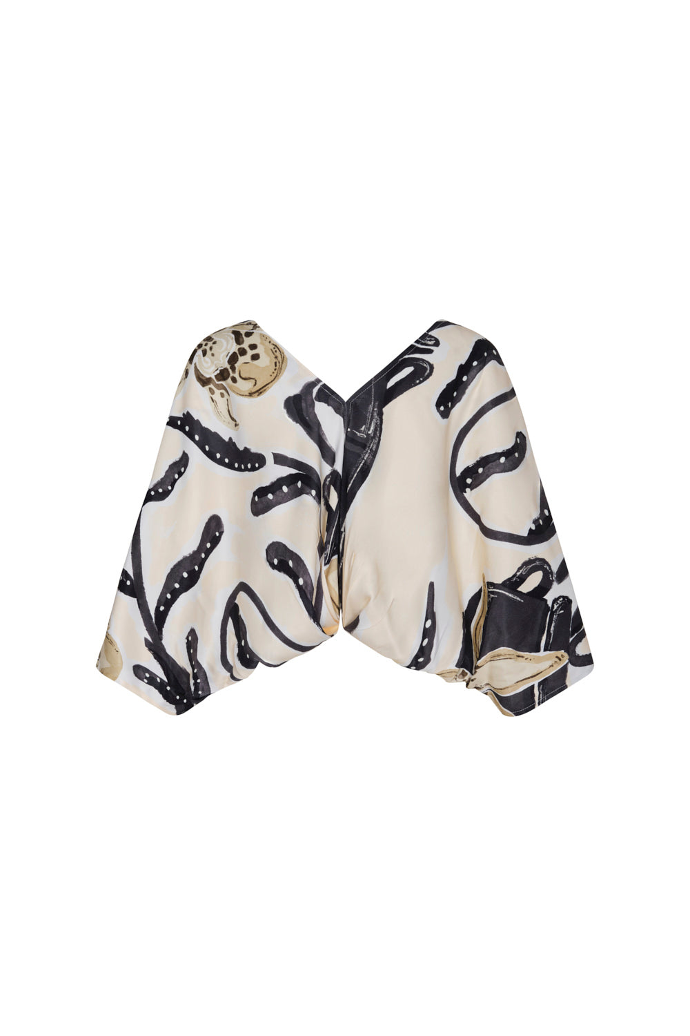 Providence Blouse Ivory Black