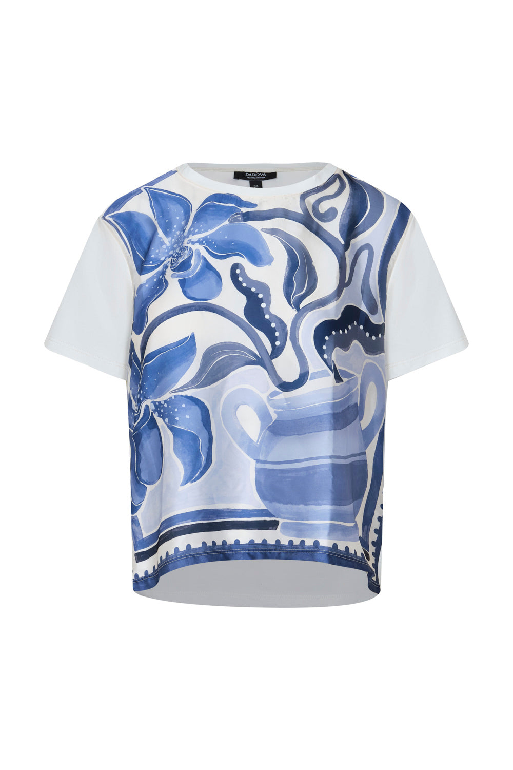 Lourdes Navy Natural T-Shirt