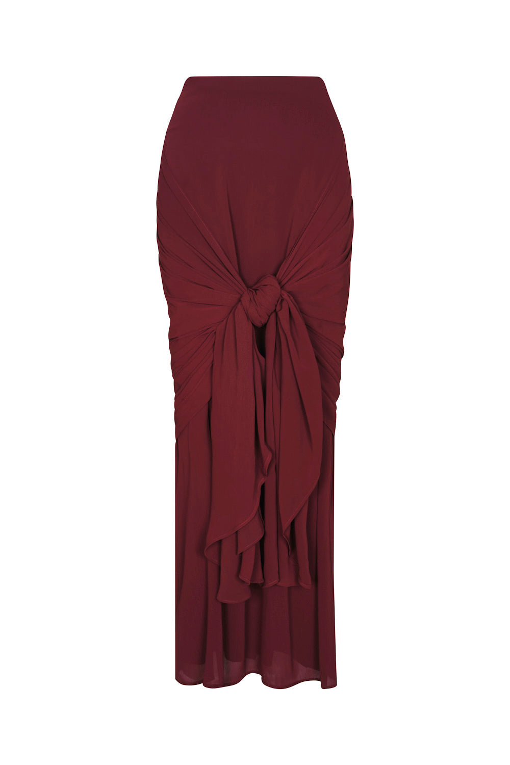 Sky Kowloon Skirt Wine