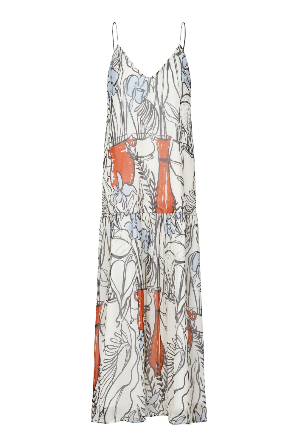 Lyon terracotta dress