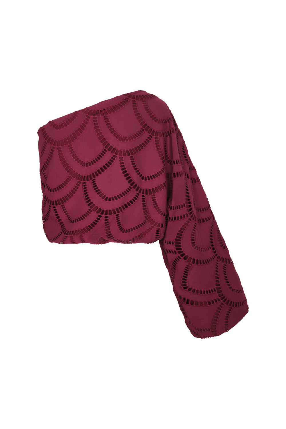 Ayla Blouse Burgundy