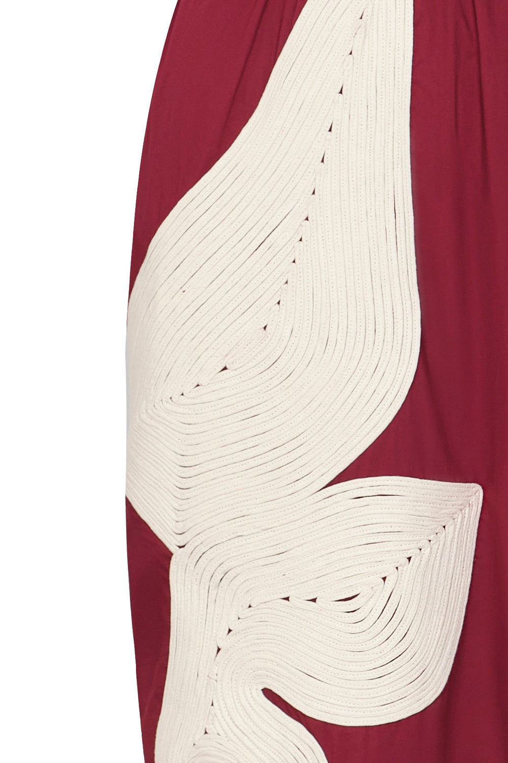 Monte Abbey Dress Burgundy