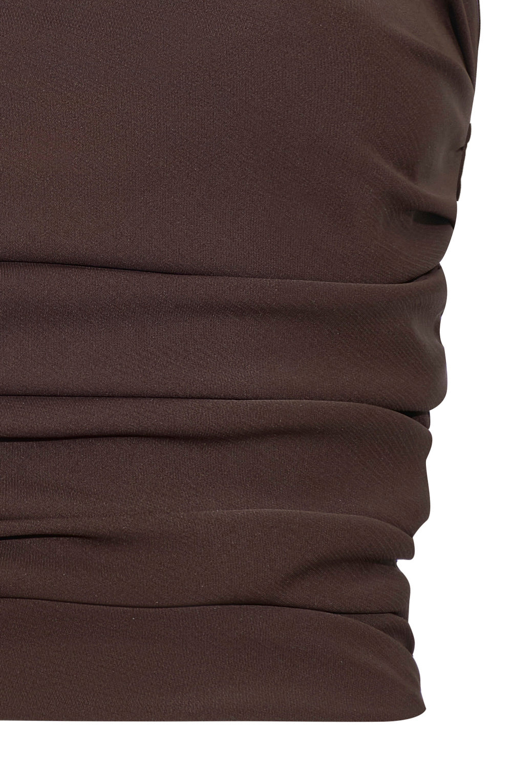 Pearl Crop Top Chocolate