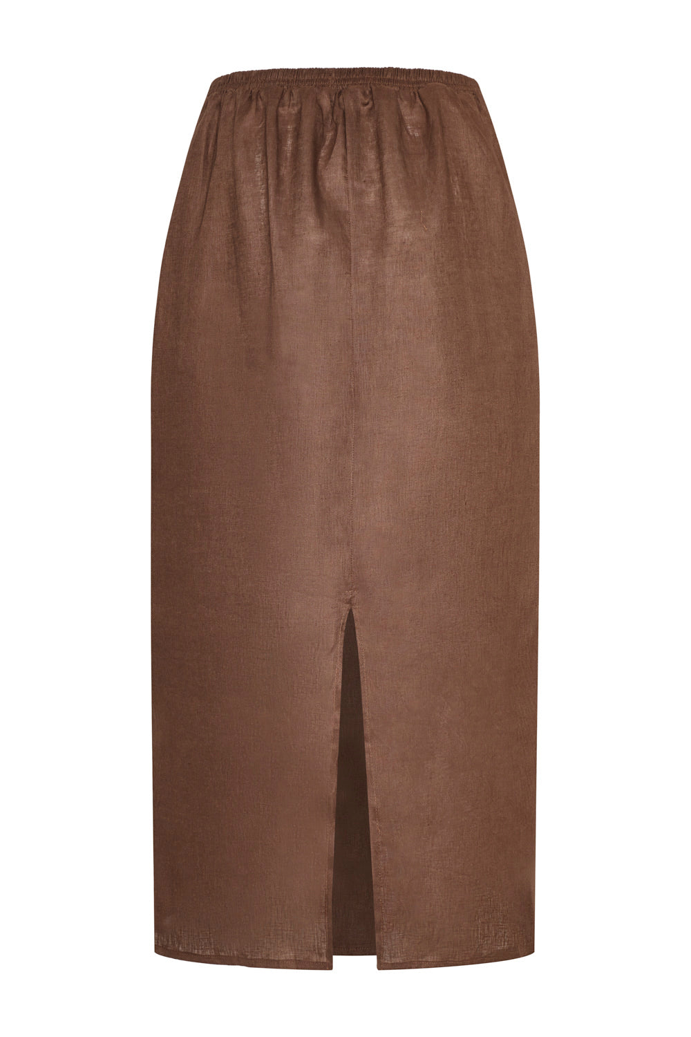 Castelo Skirt Brown Linen