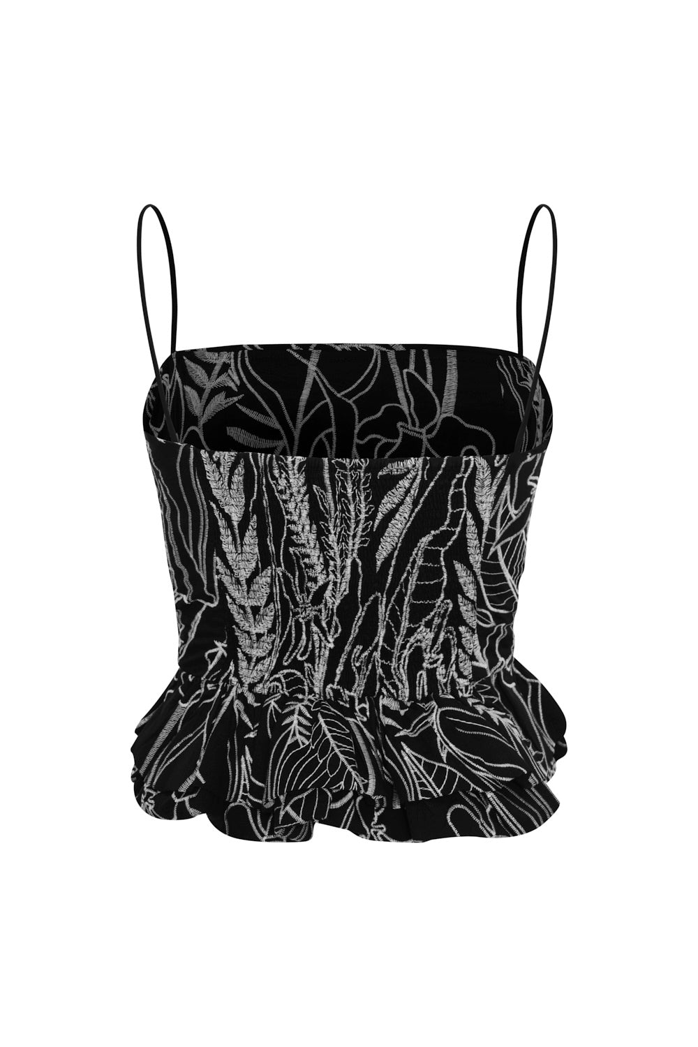 Maia Crop Top Black
