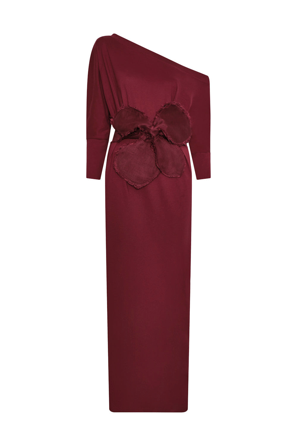 Luna di Positano Dress Burgundy