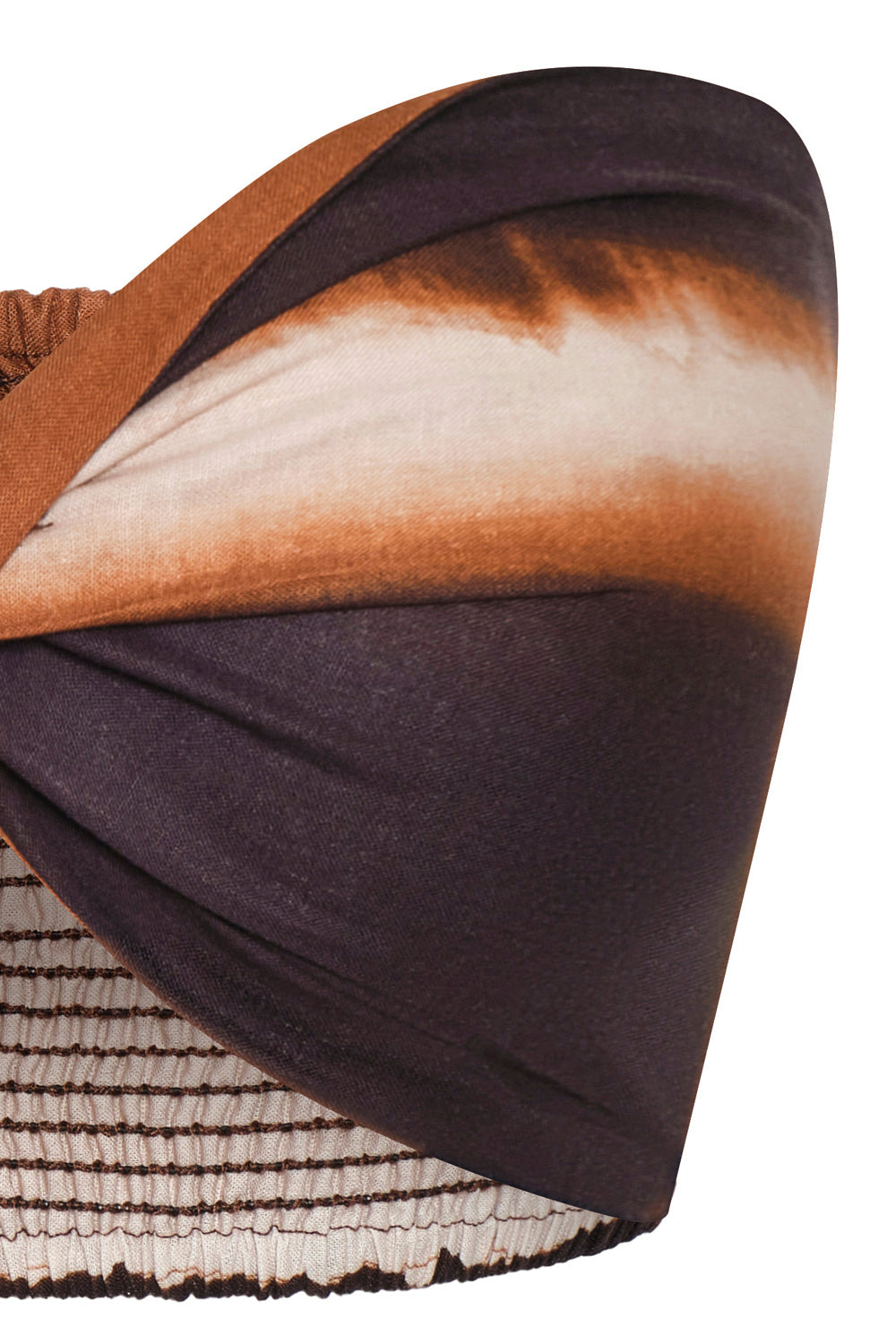 Cleo Crop Top Natural Terracotta