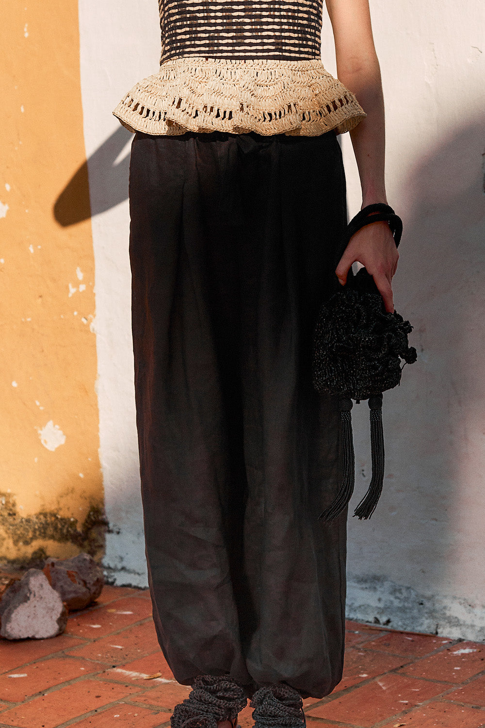 Paolo Pants Black