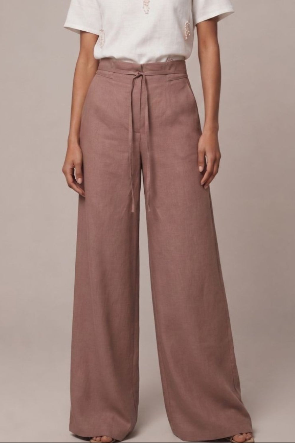 Novedad Pantalón Anabelle Lino Malva